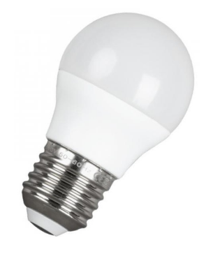 Lampada LED Opalina 220V E27 6W Branco F. 6000K 510Lm