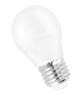 Lampada LED Opalina 220V E27 G45 6W Branco Q. 3000K 510Lm