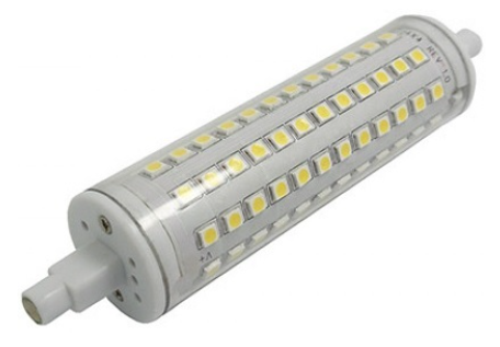 Lampada LED R7S 118mm 360º 9~10W Branco Quente 3000K 1000Lm