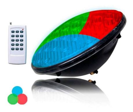 Lâmpada Piscina LED 9W 500Lm (RGB) - EDM