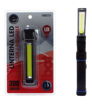 Lanterna LED COB 3W 300Lm Dobrável - ELBAT