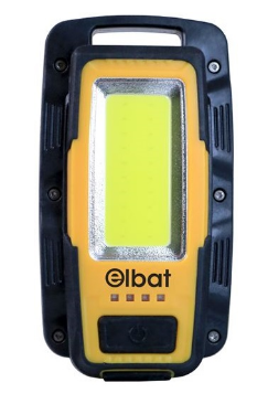 Lanterna LED Recarregável COB 8W 600LM c/ Gancho + Íman - ELBAT
