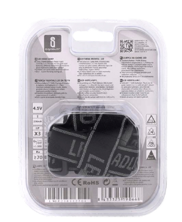Lanterna de Cabeça c/ 19 LEDs - 3x AAA