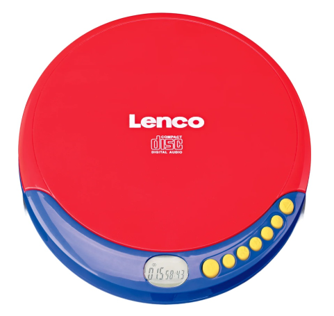 Leitor de CD-R/RW Portátil CD-021KIDS - LENCO