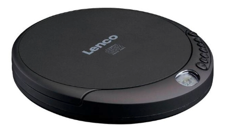 Leitor de CD Portátil CD 010 (Preto) - LENCO