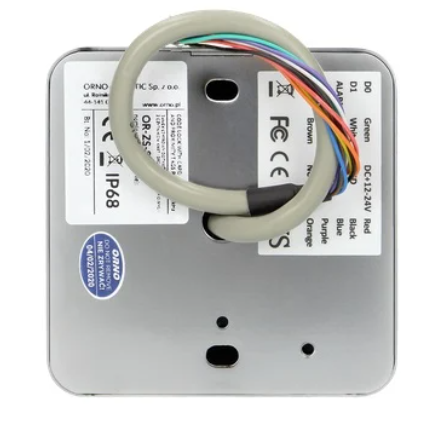 Leitor de Código de Acesso c/ RFID (Cartão e Tag) IP68 - ORNO