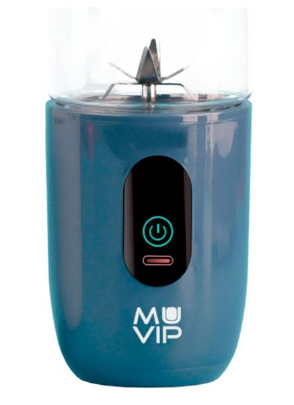 Liquidificadora Portátil 120W 460ml (Azul) - MUVIP