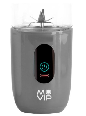 Liquidificadora Portátil 120W 460ml (Cinzento) - MUVIP
