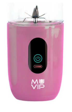 Liquidificadora Portátil 120W 460ml (Rosa) - MUVIP