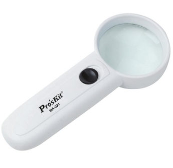Lupa de Mão 3,5x c/ Iluminação (2 LEDs) - Proskit