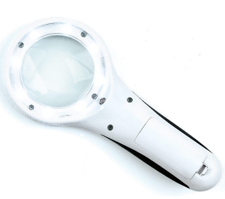 Lupa de Mão c/ Iluminação (8 LEDs + 1 LED UV) - Proskit