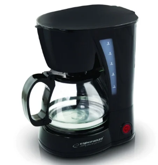 Máquina Café de Filtro 650W (Preto) - ESPERANZA