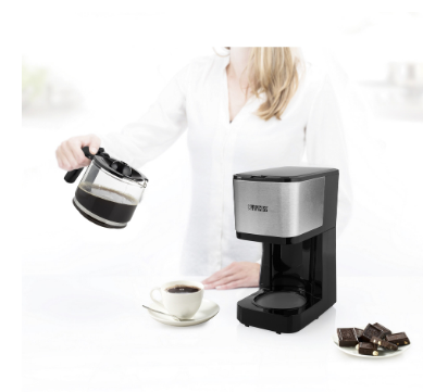 Máquina de Café de Filtro 600W 0,75L (Inox/ Preto) - PRINCESS