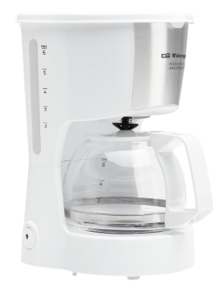 Máquina de Café de Filtro CG 4106 600W (Branco/Inox) - ORBEGOZO