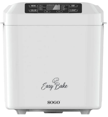 Máquina de Fazer Pão 550W 1000g (Branco) - SOGO