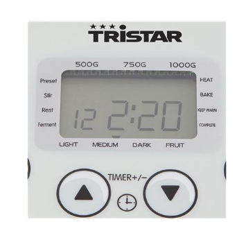 Máquina de Fazer Pão BM-4586 1Kg 550W (Branco) - TRISTAR