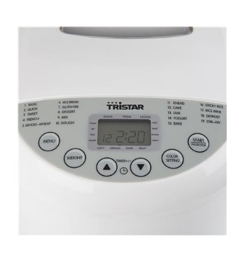 Máquina de Fazer Pão BM-4586 1Kg 550W (Branco) - TRISTAR
