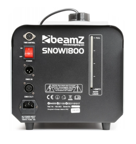 Máquina de Neve 1800W (SNOW1800) - beamZ