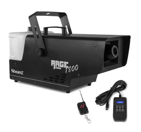 Máquina de Neve DMX c Controlador e Temporizador s Fios (RAGE 1800 SNOW) - beamZ