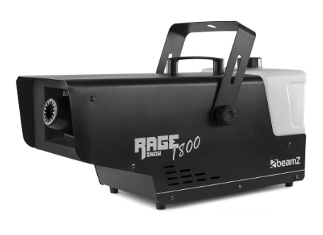 Máquina de Neve DMX c Controlador e Temporizador s Fios (RAGE 1800 SNOW) - beamZ