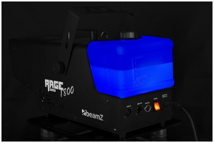 Máquina de Neve DMX c Controlador e Temporizador s Fios (RAGE 1800 SNOW) - beamZ