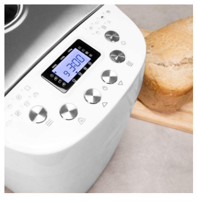 Máquina de Pão Bread&Co 1500 PerfectCook 850W 1.5Kg (Branco) - CECOTEC