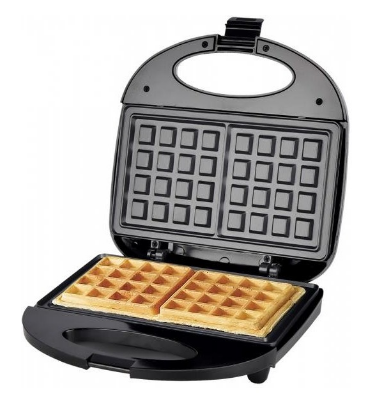 Máquina de Waffles 1000W (Preto) - ESPERANZA