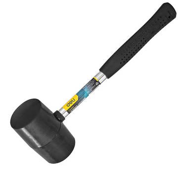 Martelo de Borracha EDL5616 (Preto) - DELI