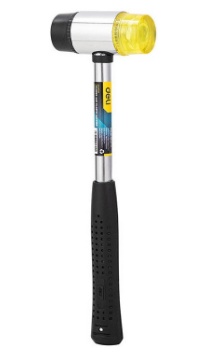 Martelo de Borracha e Plástico 40mm EDL5340 (Preto) - DELI