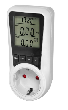 Medidor Digital de Custos de Energia Dupla Tarifa (3680W) - VIRONE