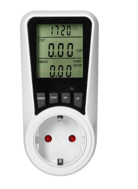 Medidor Digital de Custos de Energia Dupla Tarifa (3680W) - VIRONE