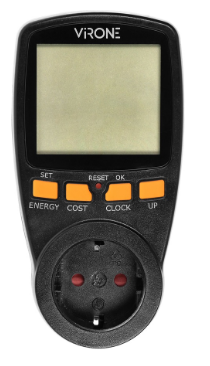 Medidor Digital de Custos de Energia Dupla Tarifa (3680W) - VIRONE