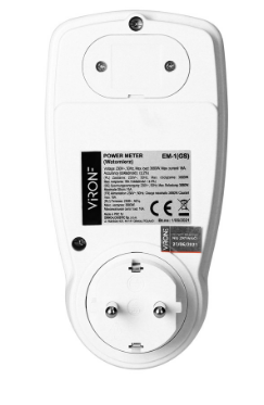 Medidor Digital de Custos de Energia Dupla Tarifa (3680W) - VIRONE