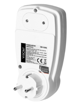 Medidor Digital de Custos de Energia Dupla Tarifa (3680W) - VIRONE