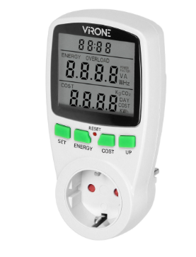 Medidor Digital de Custos de Energia (3680W) - VIRONE
