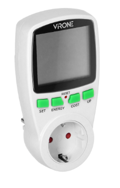 Medidor Digital de Custos de Energia (3680W) - VIRONE
