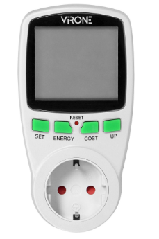 Medidor Digital de Custos de Energia (3680W) - VIRONE