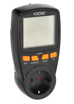 Medidor Digital de Custos de Energia (3680W) - VIRONE
