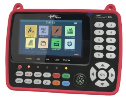 Medidor de Campo 4,3" Multi Compact (DVB, Fibra Óptica) 10BIT - JollyLine