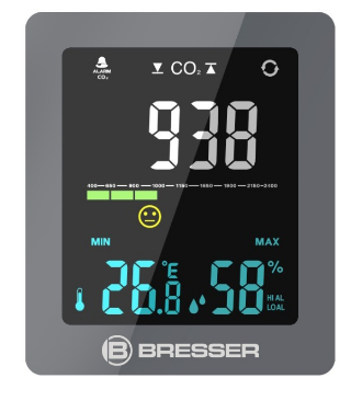 Medidor de Concentração de CO2 - BRESSER