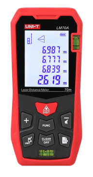 Medidor de Distâncias a Laser 2" (70 mts) - UNI-T