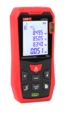 Medidor de Distâncias a Laser 2" (70 mts) - UNI-T