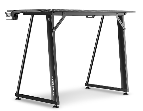 Mesa Gaming Auri RGB Gaming Station (Preto) - ALPHA-GAMER