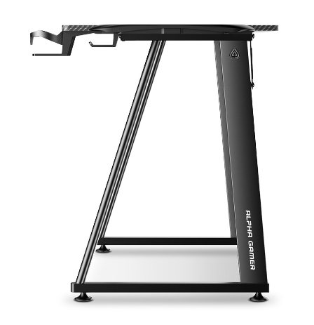 Mesa Gaming Auri RGB Gaming Station (Preto) - ALPHA-GAMER