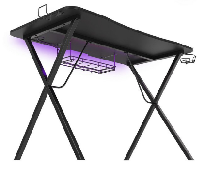 Mesa Gaming Holm 200 RGB (Preto) - GENESIS