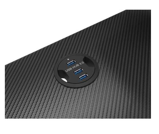 Mesa Gaming Holm 300 RGB (Preto) - GENESIS