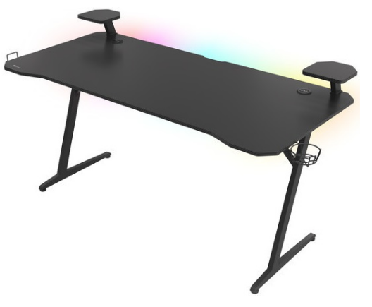 Mesa Gaming Holm 510 RGB (Preto) - GENESIS