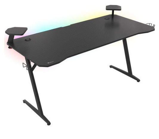 Mesa Gaming Holm 510 RGB (Preto) - GENESIS