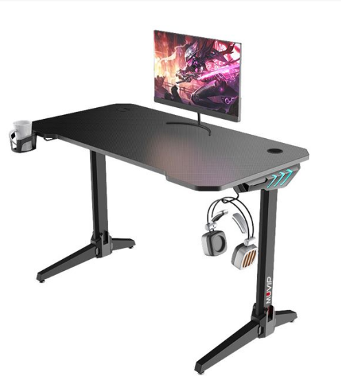 Mesa Gaming PRO500 Fibra de Carbono Luz RGB - MUVIP