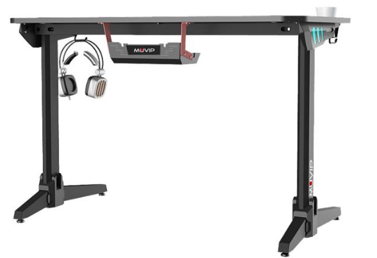 Mesa Gaming PRO500 Fibra de Carbono Luz RGB - MUVIP